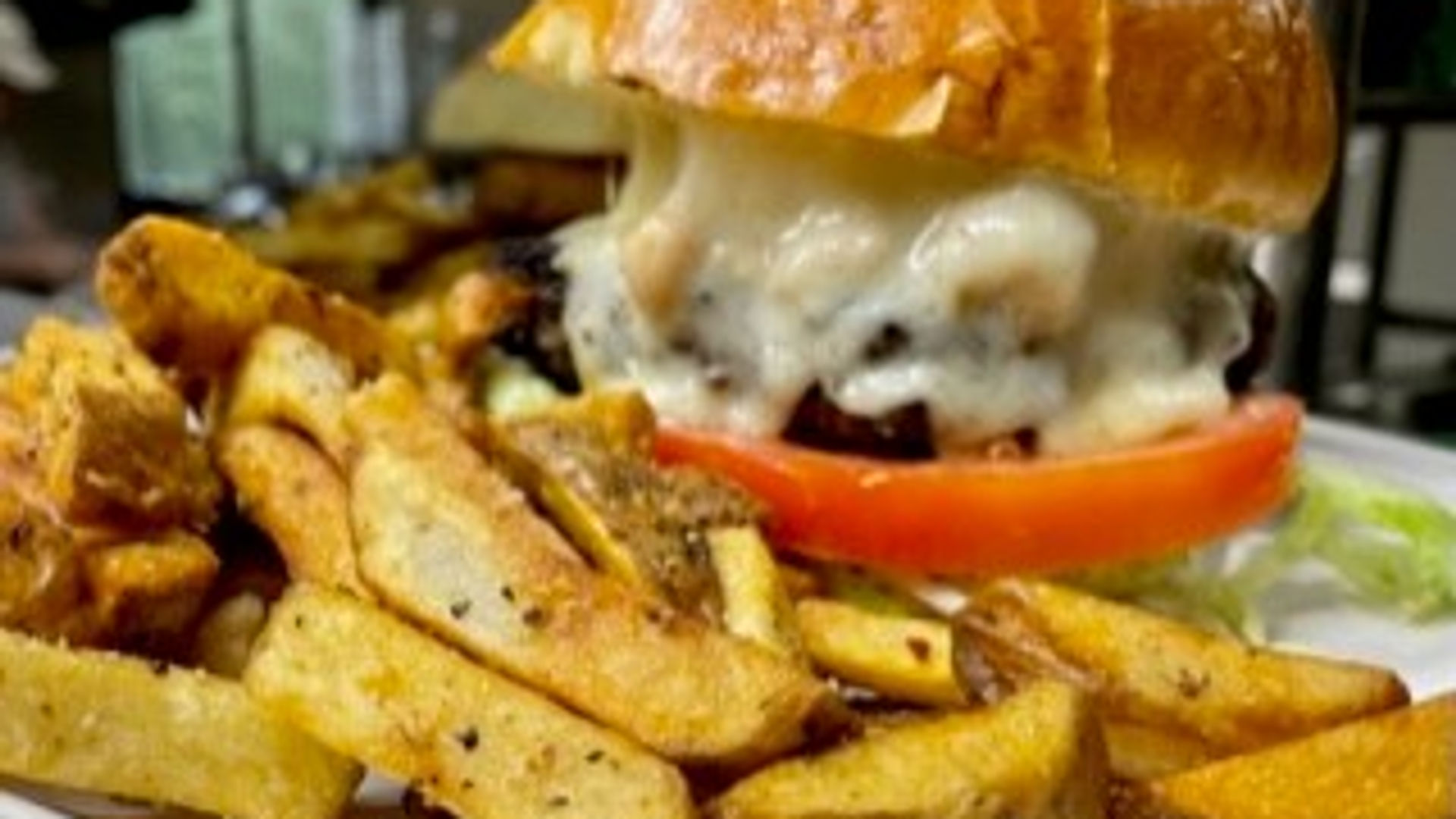 Beautifully plated contemporary American dish at Penn's Tavern featuring fresh seasonal ingredients